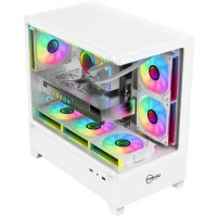 Carbono CG360TB White M-ATX Mid Tower Gaming Casing